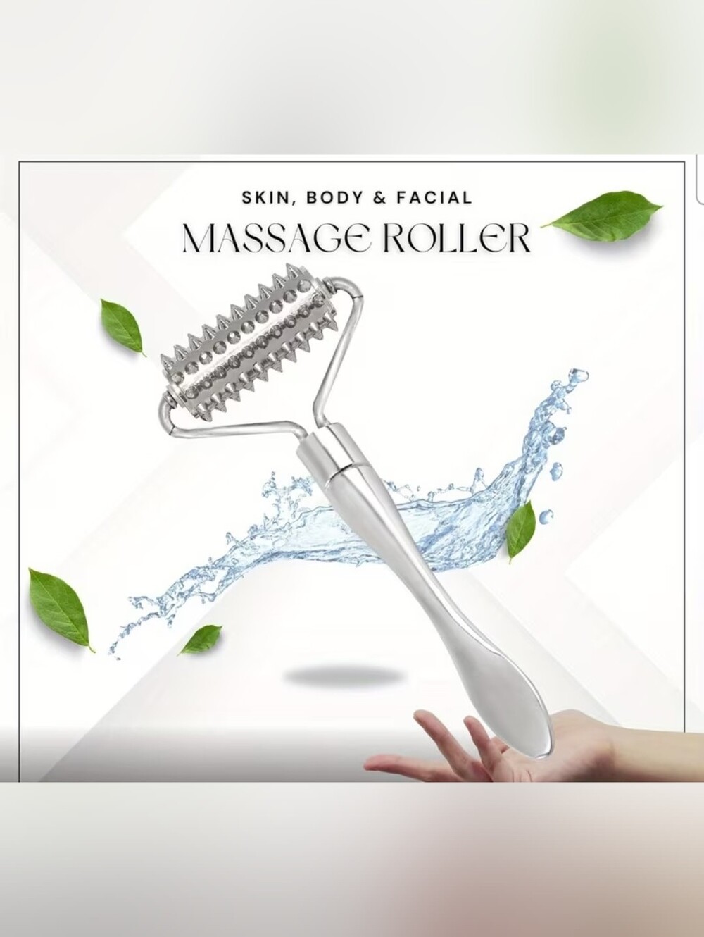 Stainless Steel Skin & Body Massage Roller